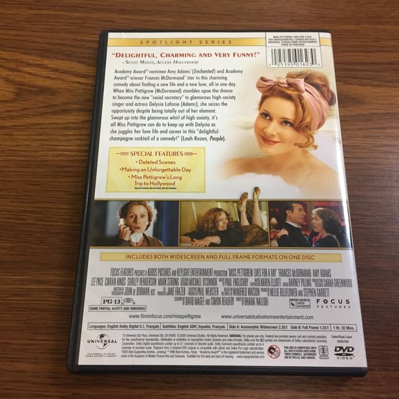 Miss Pettigrew Lives for a Day DVD - Picture 2 of 5